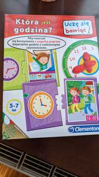Gra edukacyjna która jest godzina - Clementoni