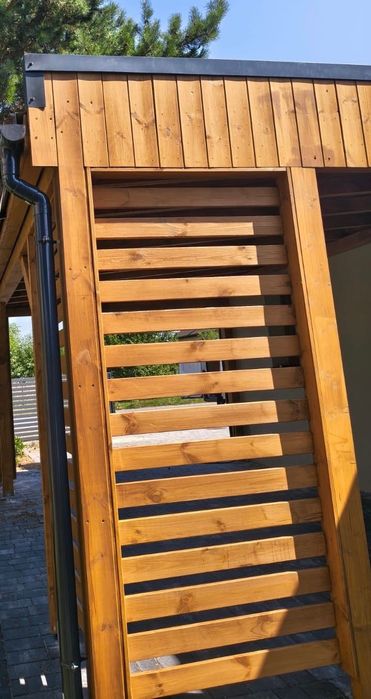 Nowoczesny Carport ,wiata garażowa,zabudowa tarasu.3x6 m.