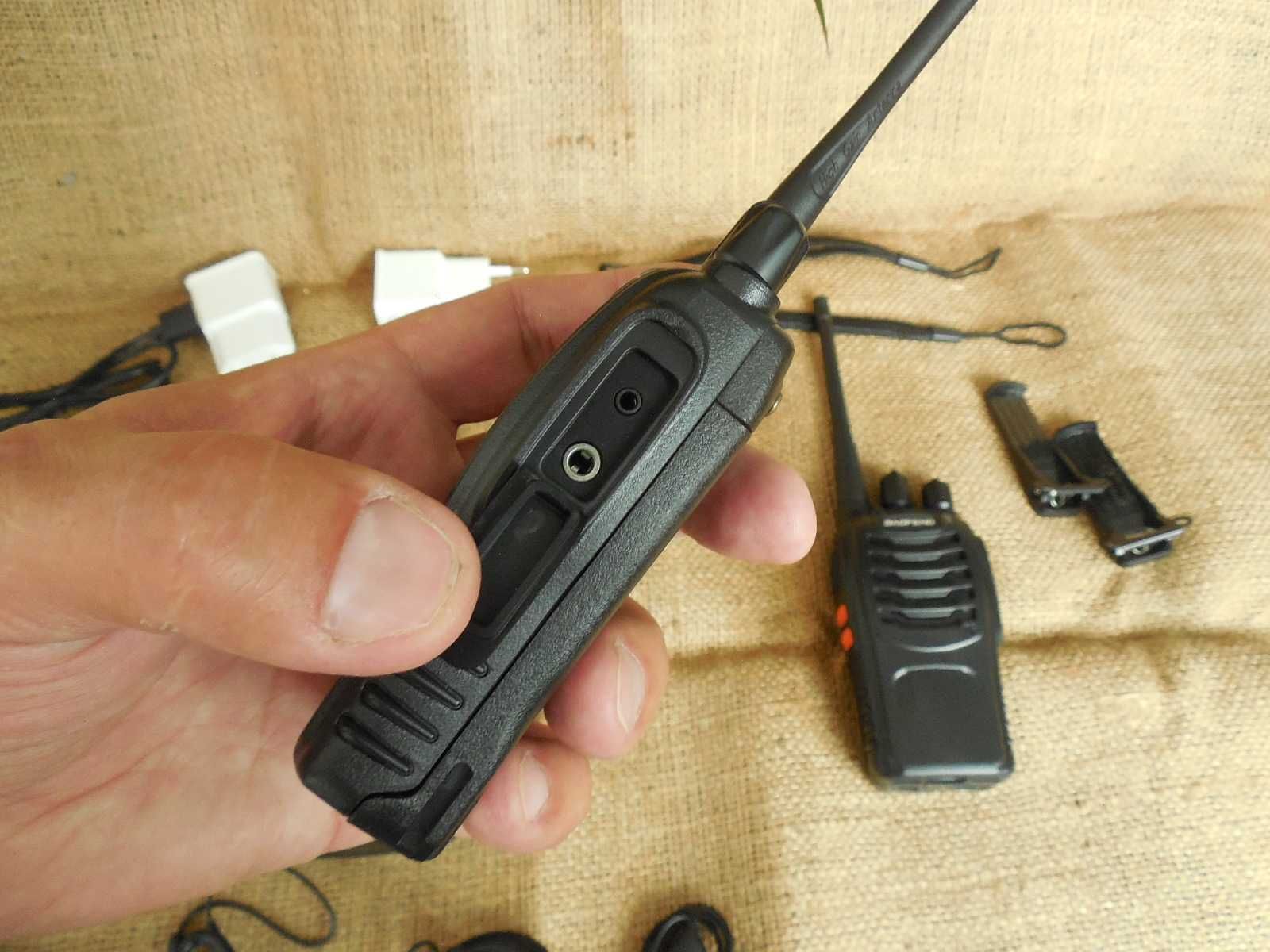 Радиостанция Baofeng BF-888S под USB зардку комплек гарнитура рация