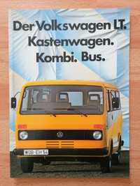 Prospekt VW LT 28 LT 35 Hannover Wolfsburg Kombi Hochraum-Kastenwagen
