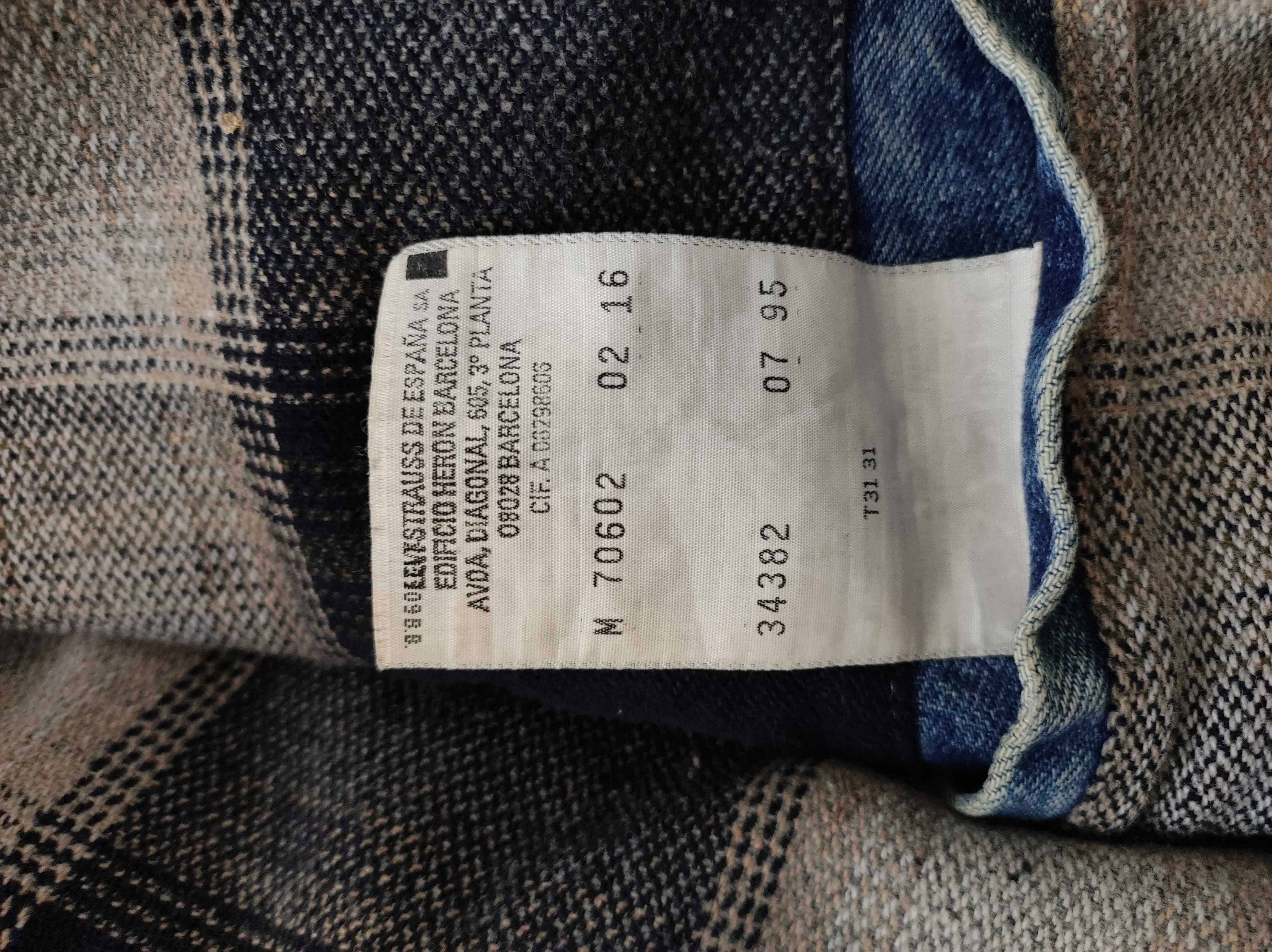 Casaco de ganga com forro Levis Strauss, 1995
