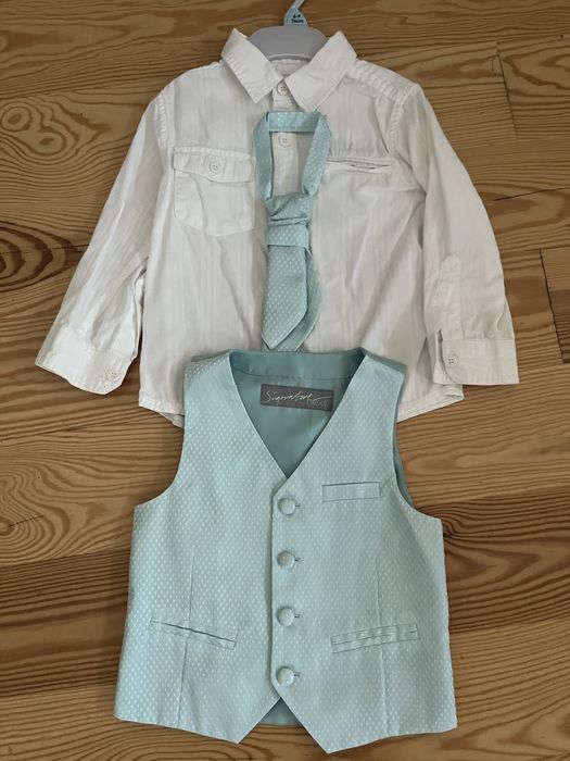 Koszula+ kamizelka+ musznik rozm. 92