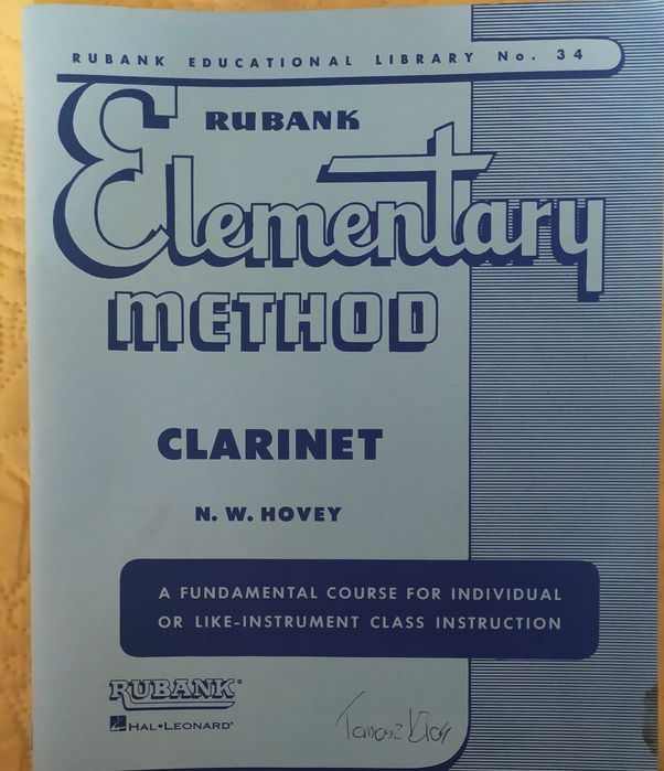 Rubank Elementary Method Clarinet