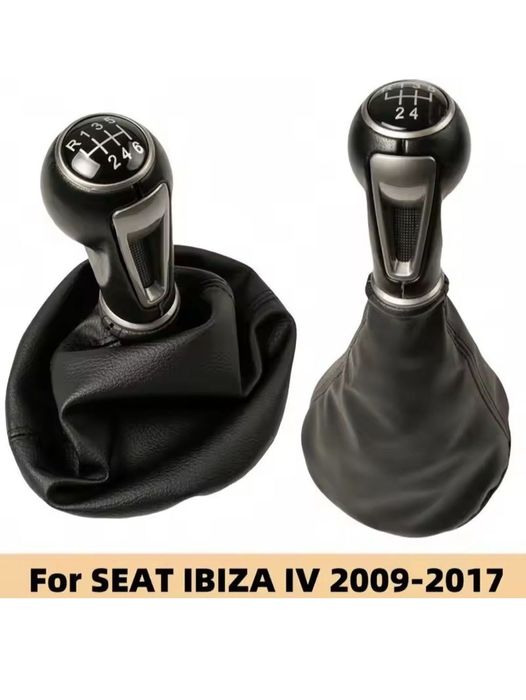Moca SEAT Ibiza Alavanca manete punho fole mudanças velocidades