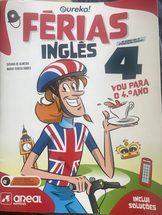 Pack de 4 livros exercicios Porto Editora e Eureka (1o, 2o e 4o ano)