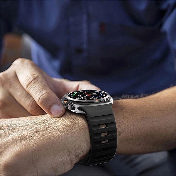 Tech-protect Silicone Line Samsung Galaxy Watch Ultra (47 Mm) Black