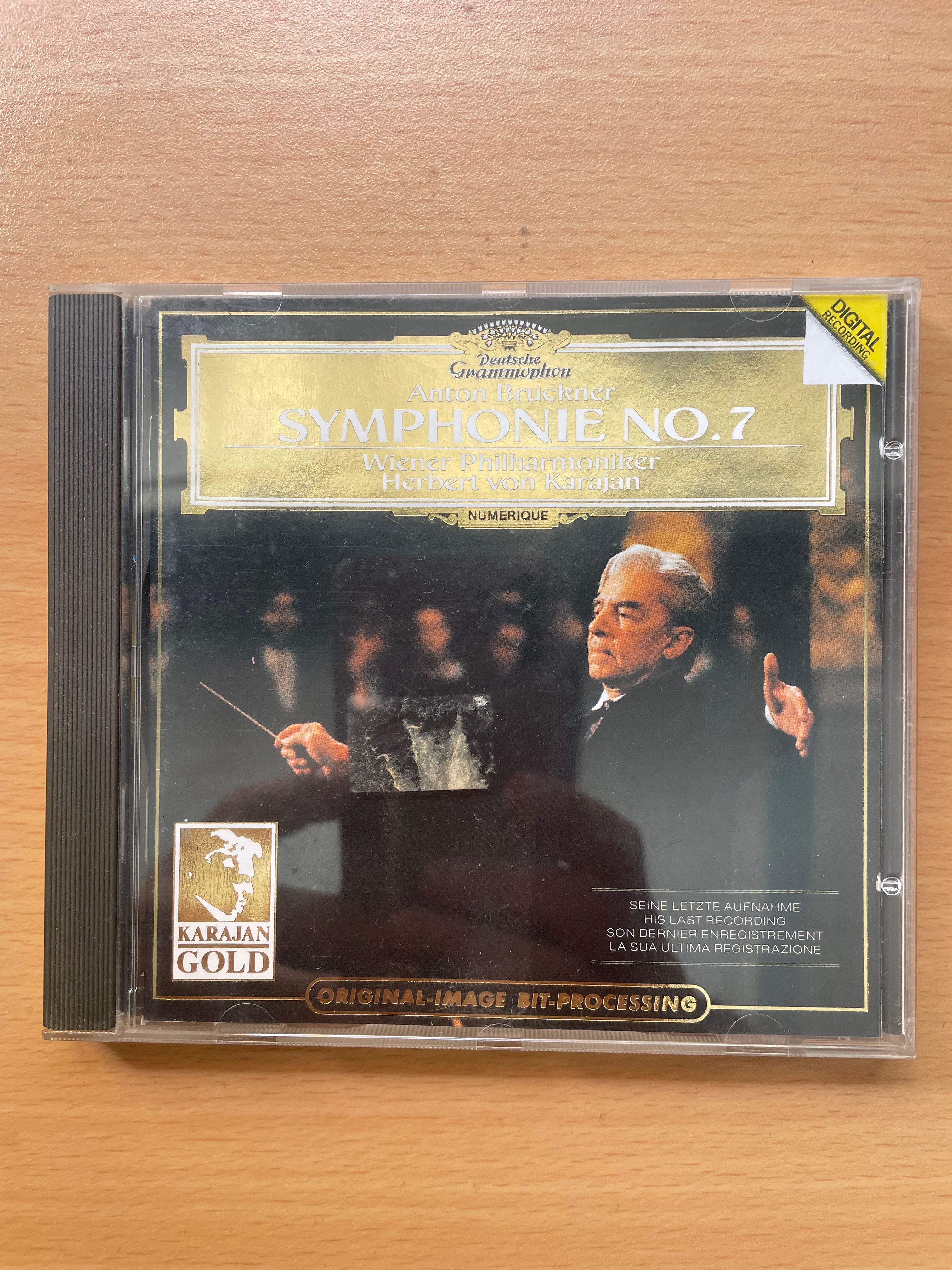 CD Anton Bruckner, Wiener Philharmoniker, von Karajan: Symphonie No. 7