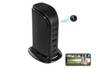 Ładowarka 3Xusb 2Xtyp C Ukryta Kamera Szpiegowska Full HD Wifi
