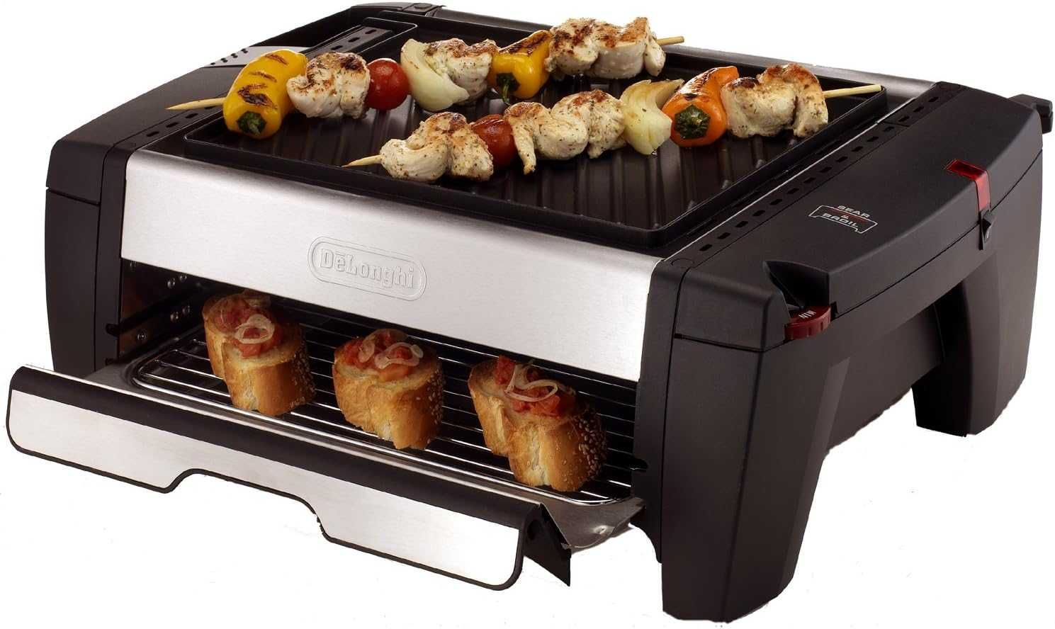 Grelhador Delonghi BQ100 sem fumo (NOVO)