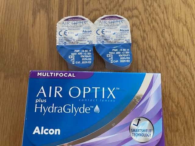 Soczewki AIR Optix Multifocal Hydra Glyde Alcon -8,0/ADD +2,5 - szt.2