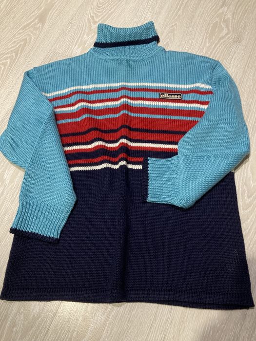 Винтажный свитер с горлом ellesse