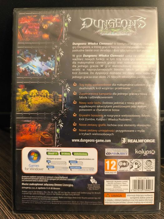 Gra PC Dungeons Władca Ciemności /nowa folia