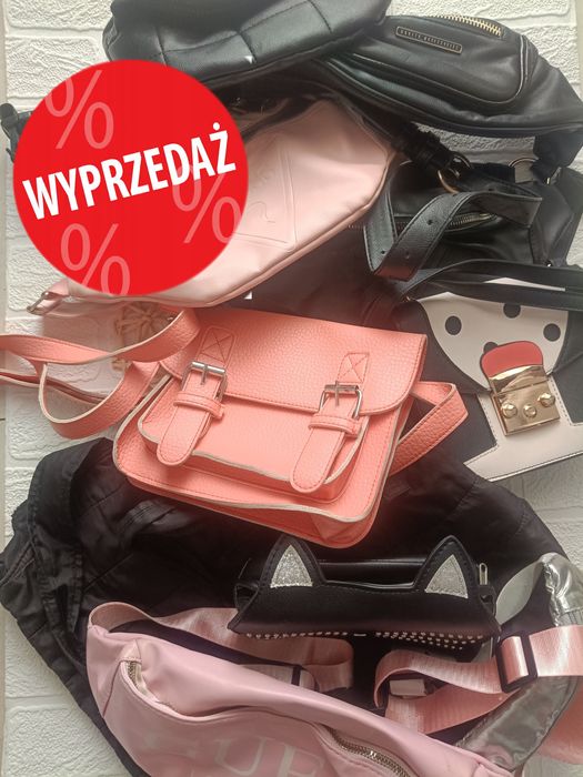 Zestaw kpl torebka nerka listonoszka różne kolory