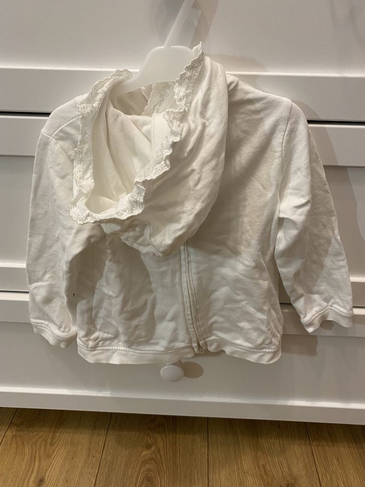 Bluza bluzka  newbie biała rozmiar 86