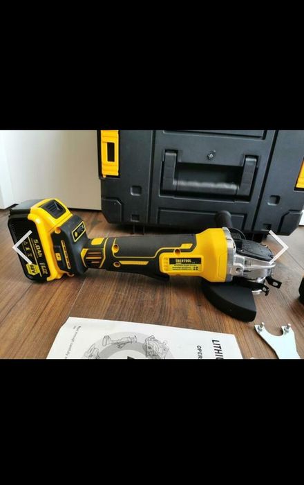 Zestaw szlifierka wkrętarka akumulatorowa Niemiecka ubertool  2x aku 6
