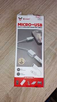 MICRO USB  wielofunkcyjny kabel adapterowy