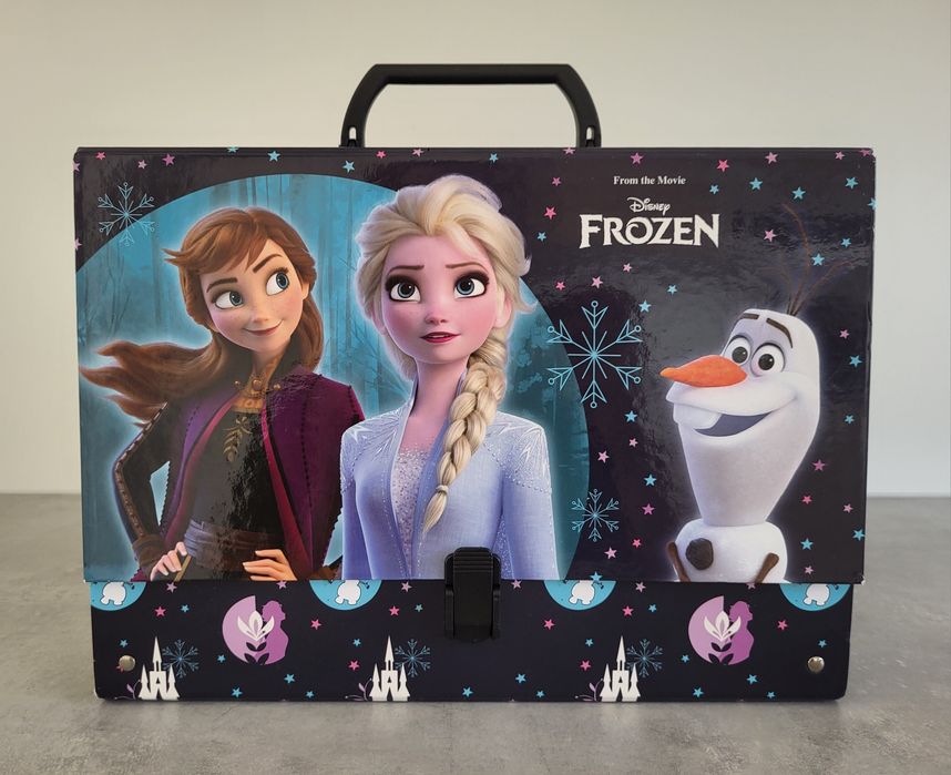 Derform, Teczka plastyczna twarda z rączką Kraina Lodu 31