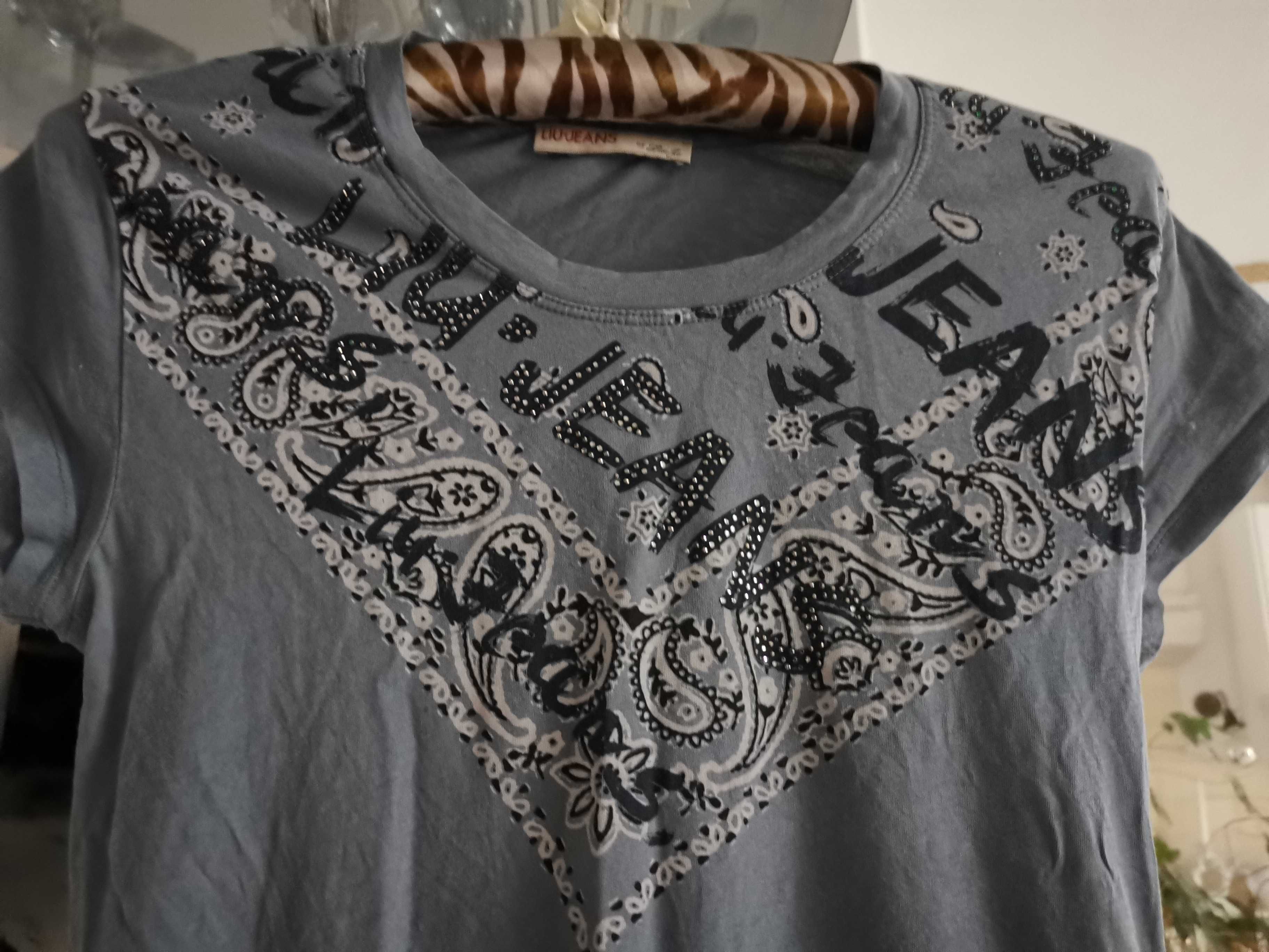 T-shirt podkoszulka LiuJo r.S bawelna boho