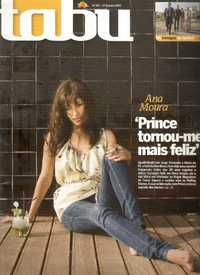 Ana Moura 2009 em capa de revista e conteúdos