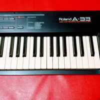 Міді-клавіатура Roland A-33 і звукова карта