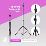 Suporte Tripé P/ Cabeça de Treino Cabeleireiro Barbeiro