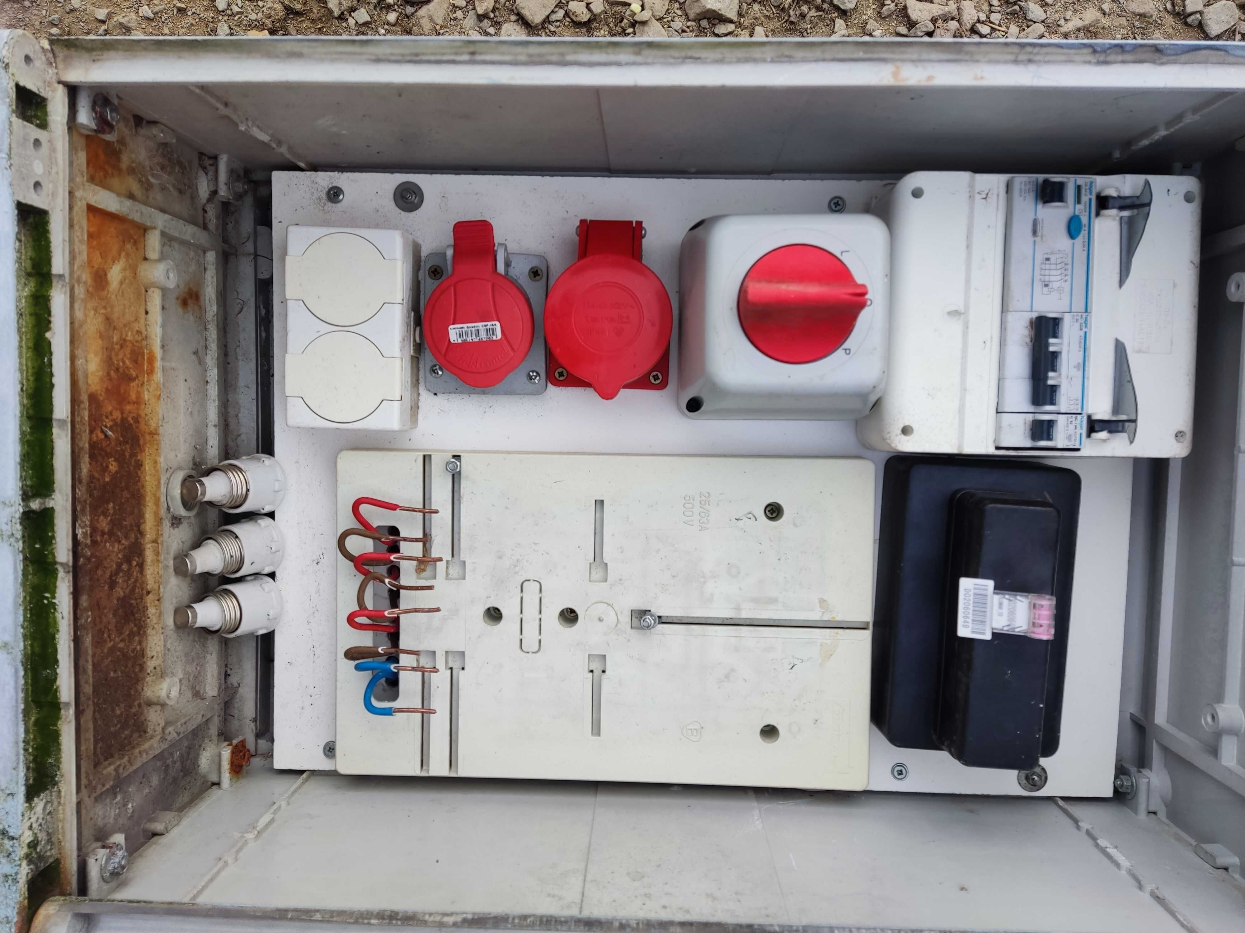 Prowizorka budowlana erbetka skrzynka elektryczna