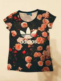 T'shirt top florida/floral Adidas Originals, nova com etiqueta