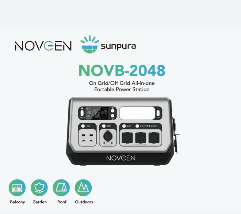Портативна станція NovGen 2048 ( пікова 4400)