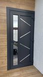 Двері металопластикові міжкімнатні та вуличні M7INOX coal