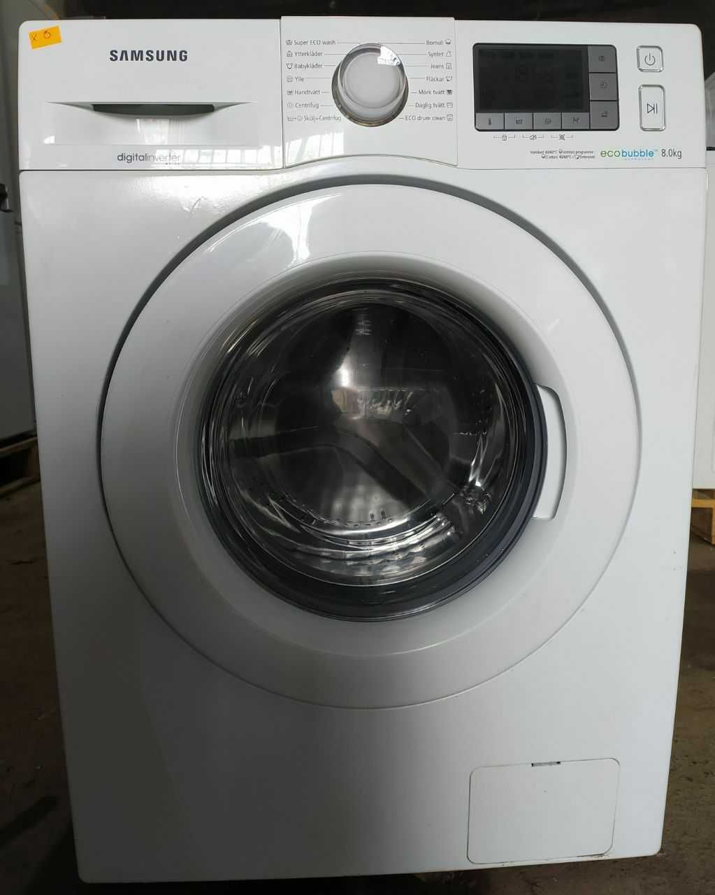 Пральна машина  Samsung EcoBubble WF-80F5E5P4W (8кг) з Європи