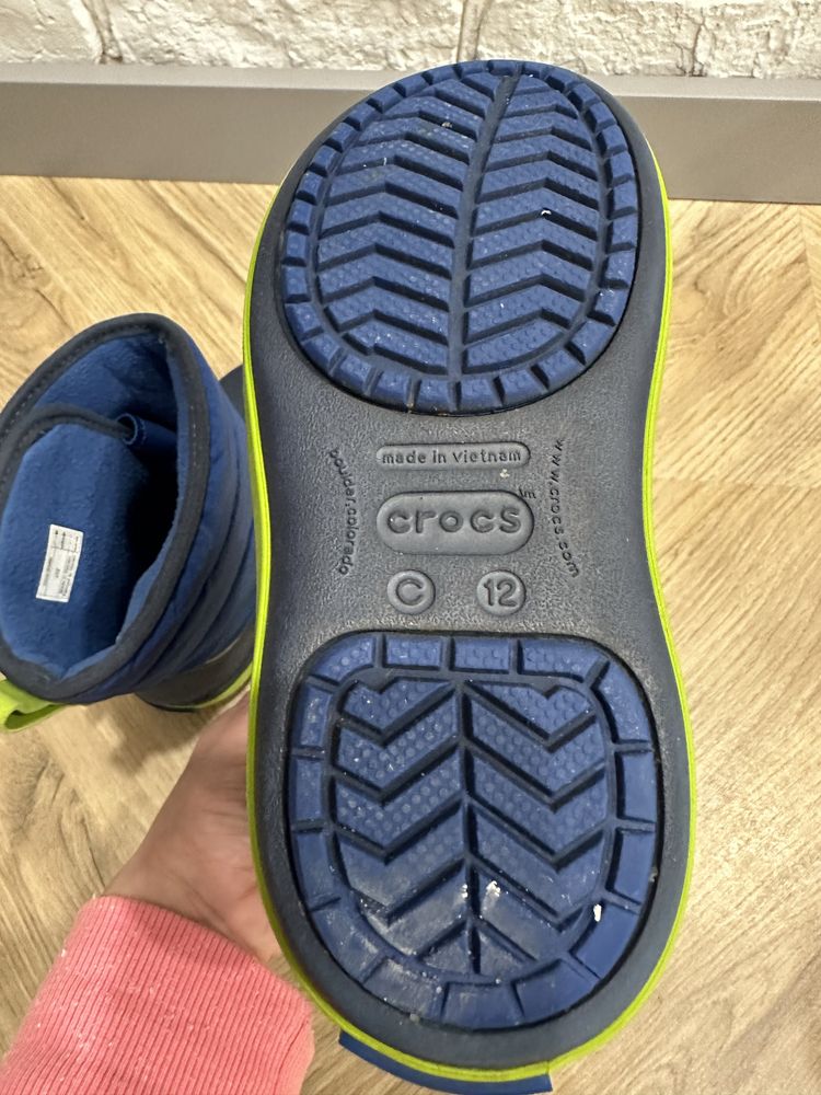 Дитячі резинові сапоги Crocs C12 29р, устілка 18,3см