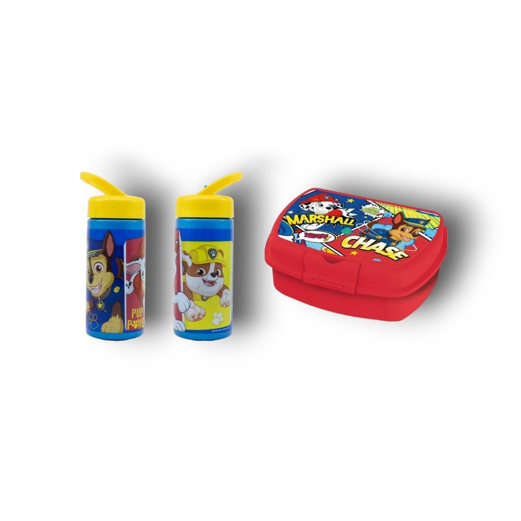 zestaw psi patrol chase bidon 410ml pojemnik lunchbox