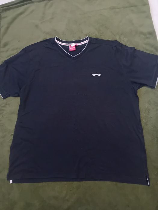 #Slazenger T-shirt czarny bawełna 3XL
