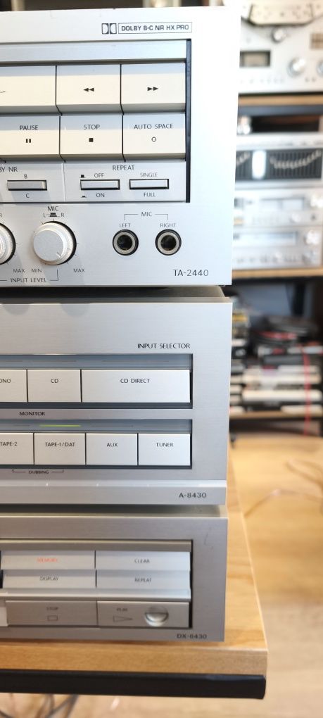 Wieża Onkyo plus gramofon
