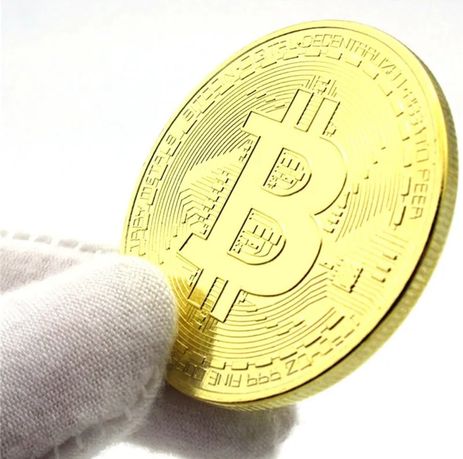 Сувенирная монета Биткоин (Bitcoin)