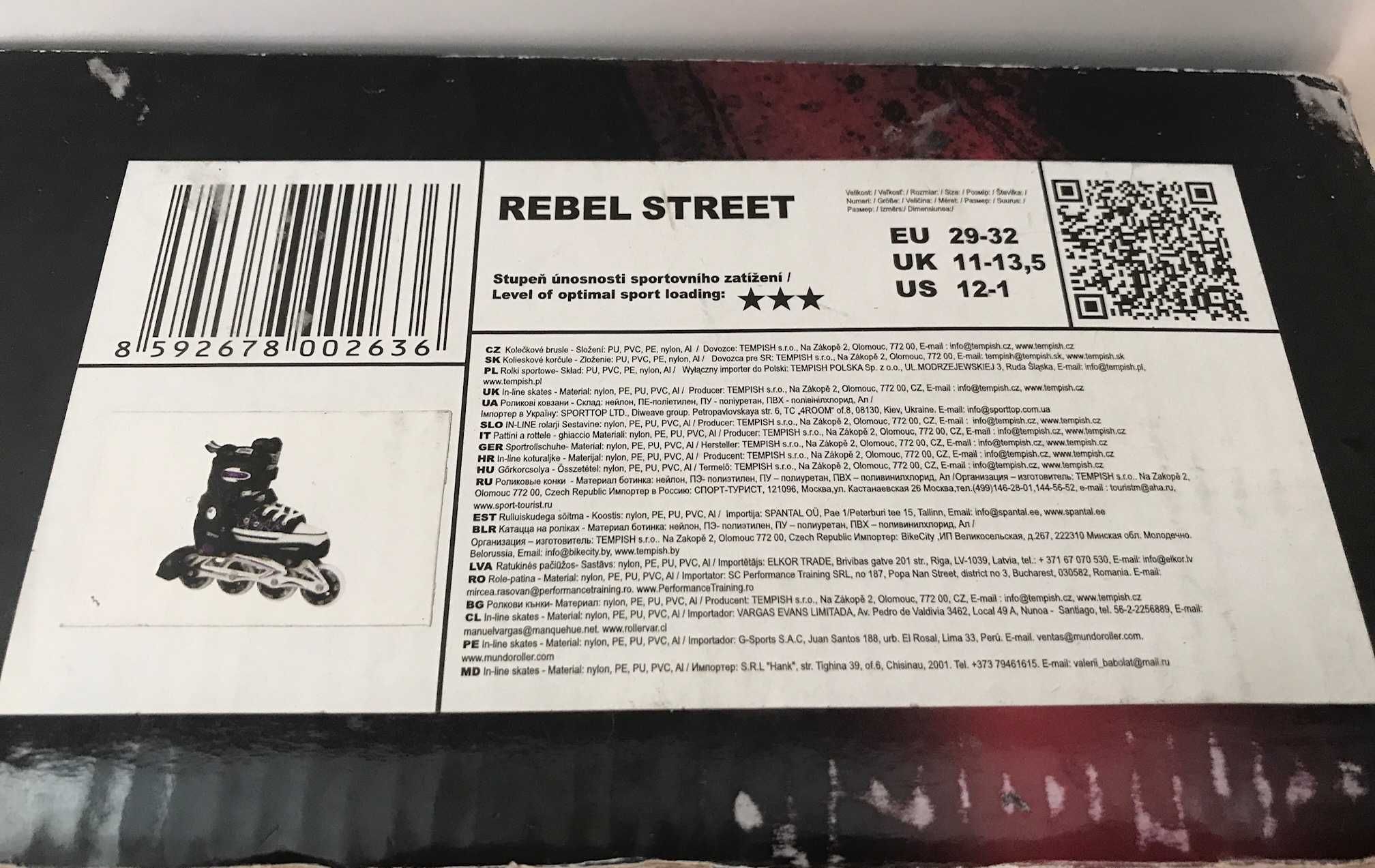 Rolki tempish rebel street rozm. 29-32