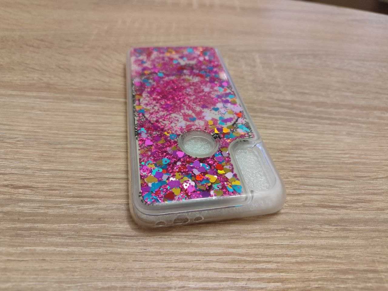 Силіконовий бамбер Glitter 2 мм з мікрофіброю для Xiaomi Redmi 7/7Pro