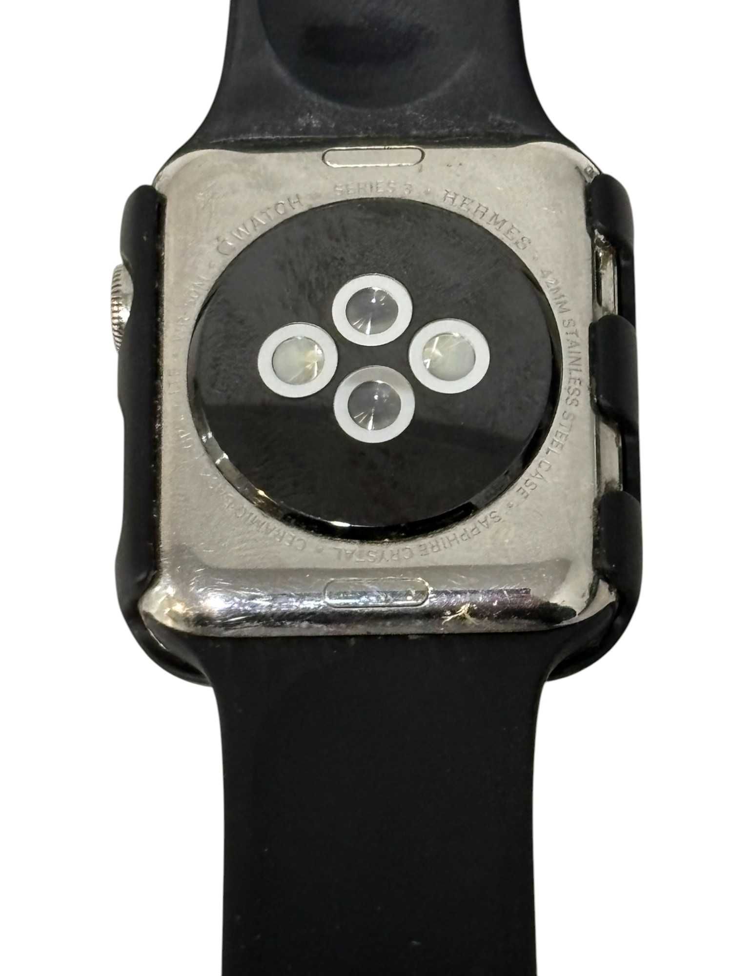 Smartwatch Apple Watch series  3 Hermes GPS+Cellular 42mm czarny 85%