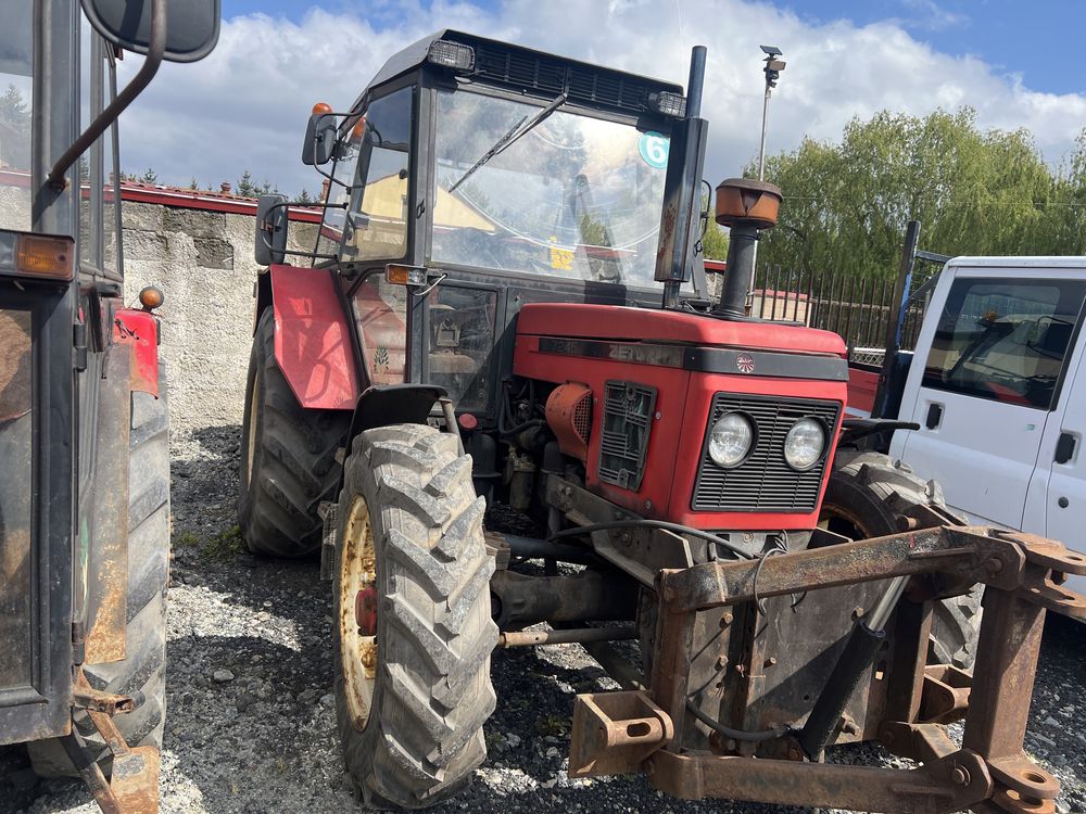 Zetor 7245 4x4 napęd 2-wałki +pług +solarka Zarejestrowany