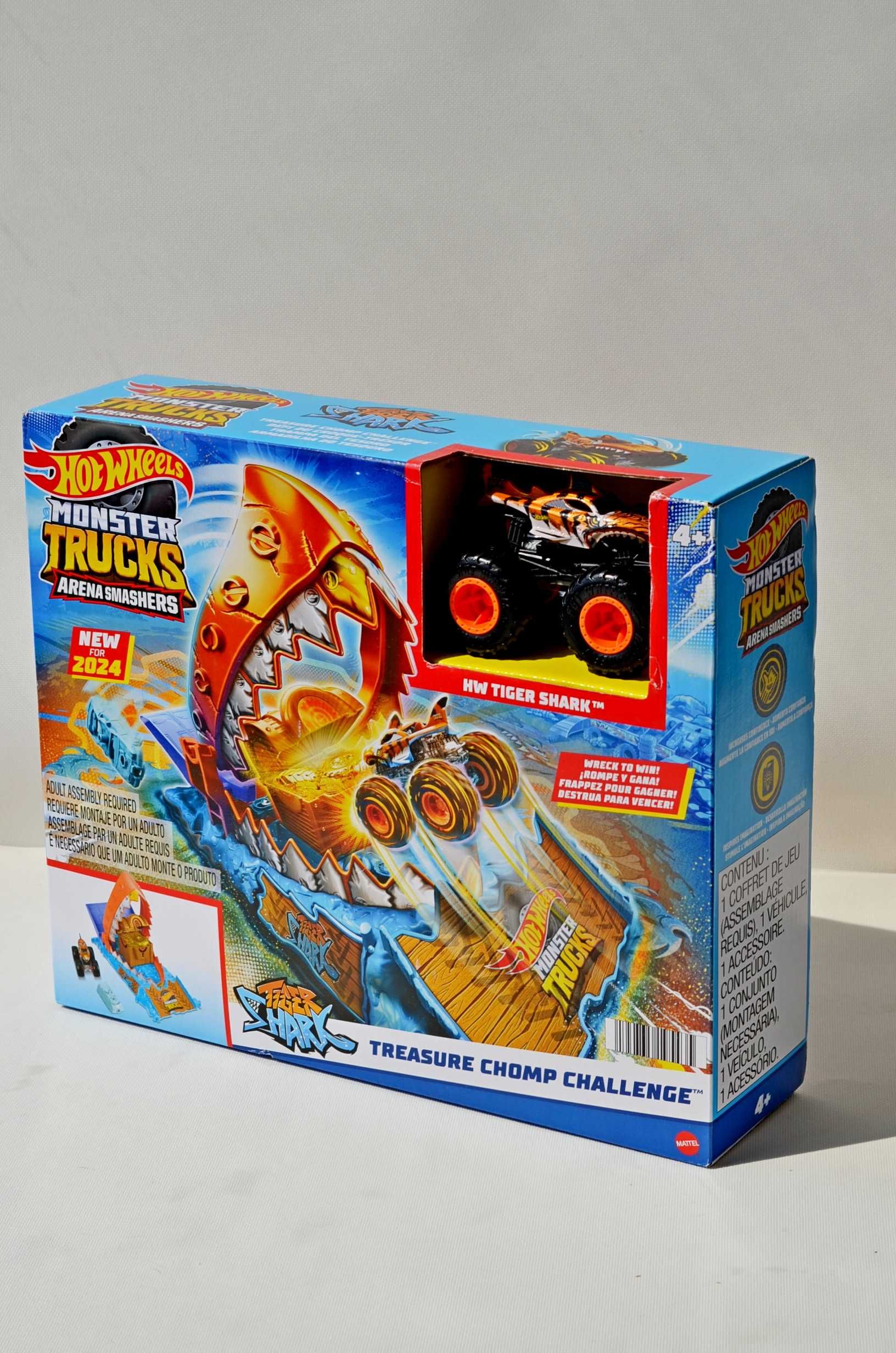 Трек пожежна Hot Wheels Monster Truck Alarm Trucks арена для стрибків