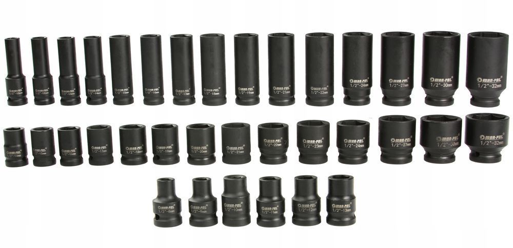 Zestaw Nasadek Udarowych 1/2'' 8-32Mm 35Szt. Mar-Pol