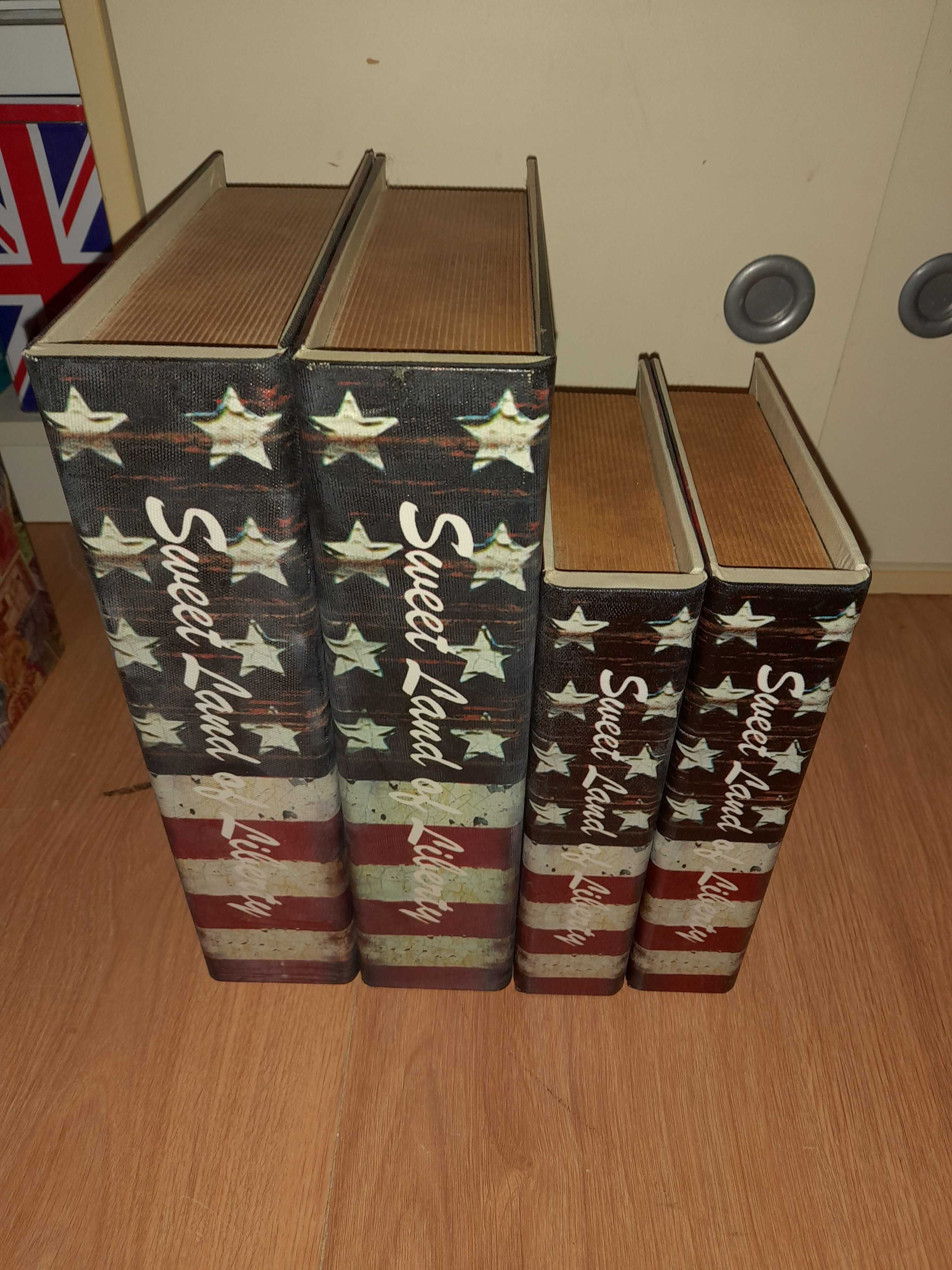 Caixa Livro em madeira,  arrumação e decoração,  Bandeira  2 tamanhos