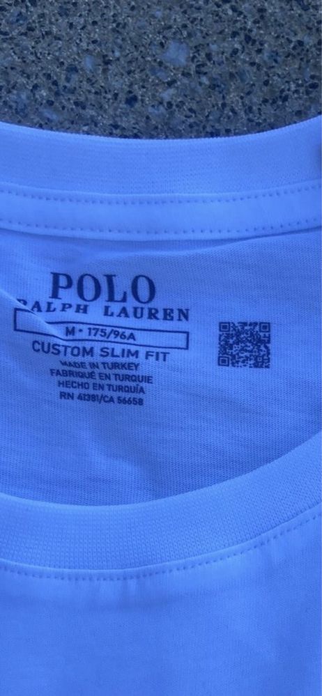t-shirt ralph lauren branca
