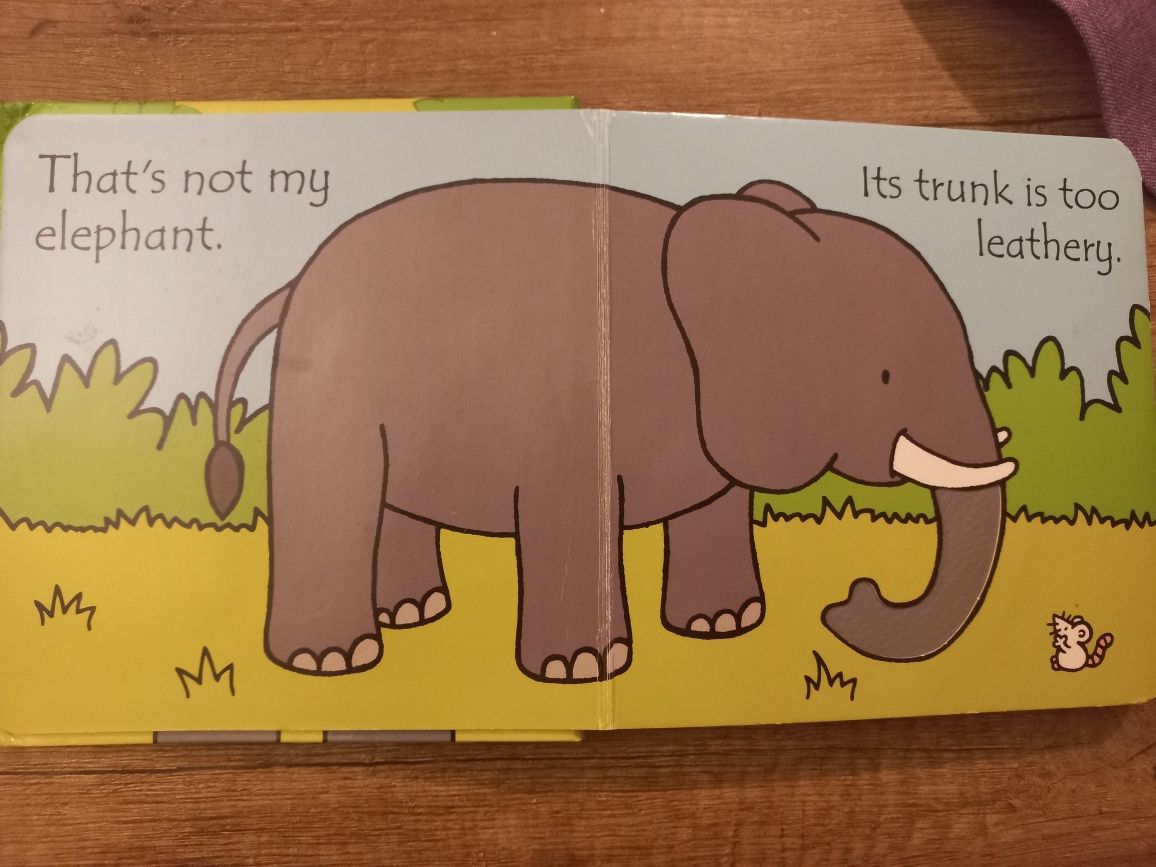 Usborne that's not my elephant Angielska książka dla dzieci po angiels