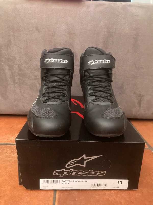 Мотоботы Alpinestars Faster-3 Rideknit сост. супер, разм 42,43,44,45