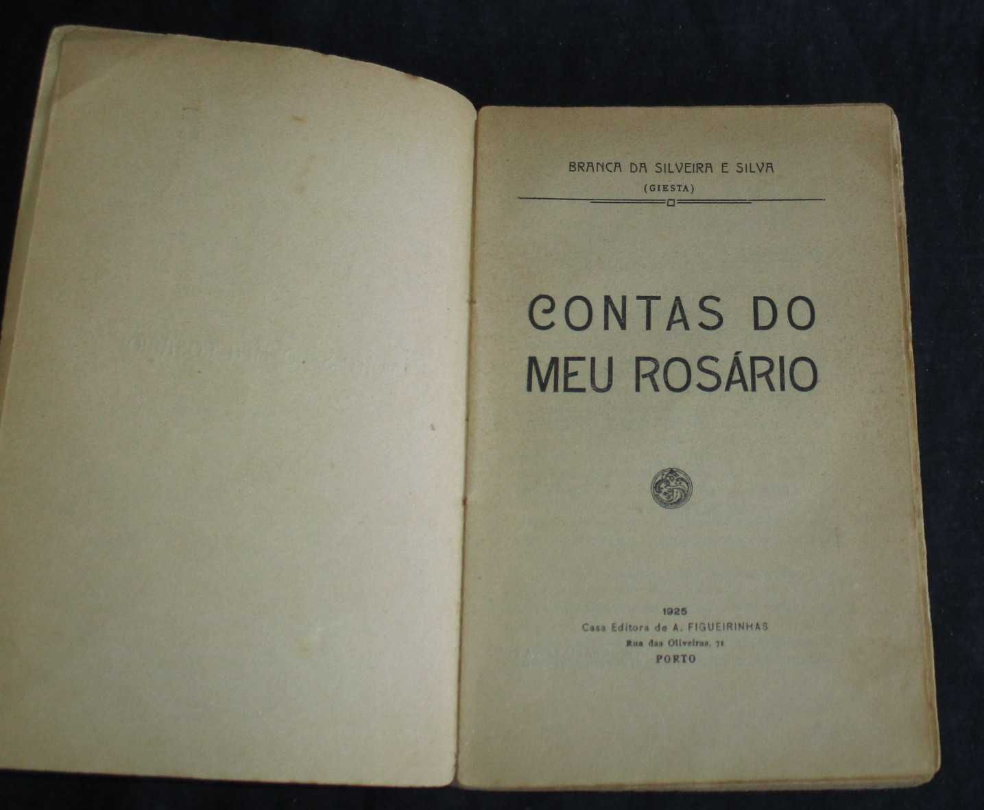 Livro Contas do meu Rosário Giesta 1925