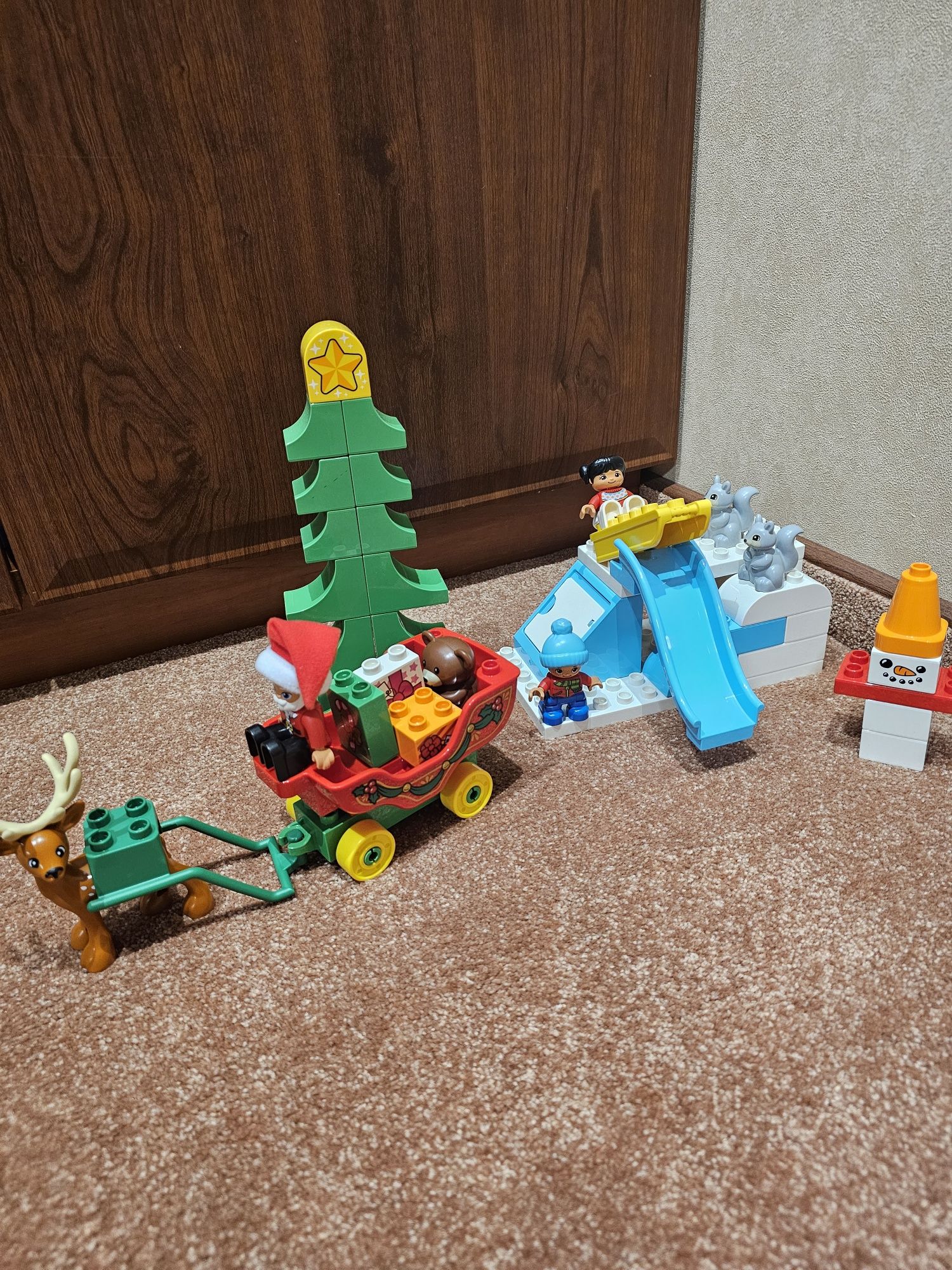 Lego Duplo 2 потяга подвійні рейки  лего дупло пакет