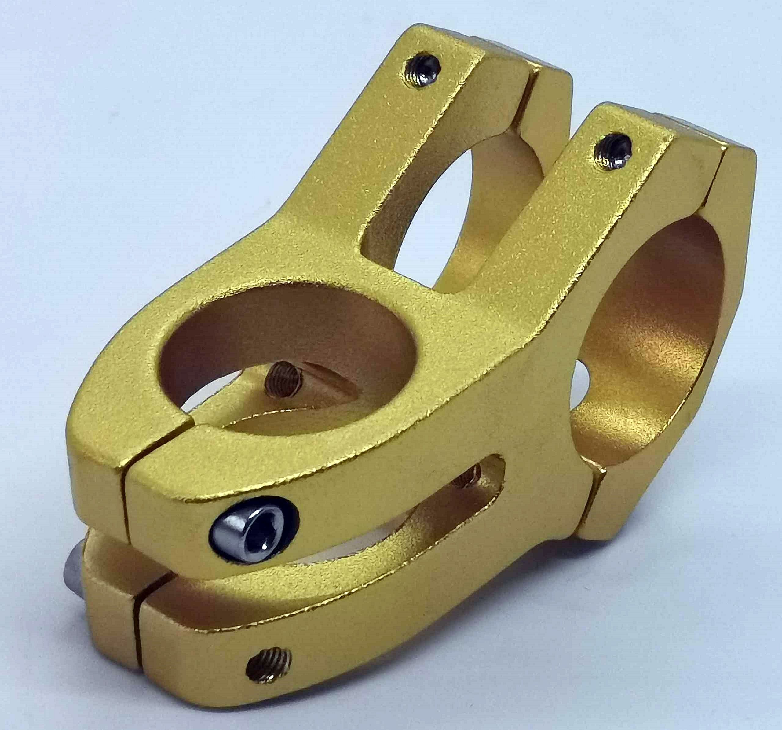 WAKE Mostek Rowerowy Aluminiowy 31,8 / 45 mm / 135g GOLD