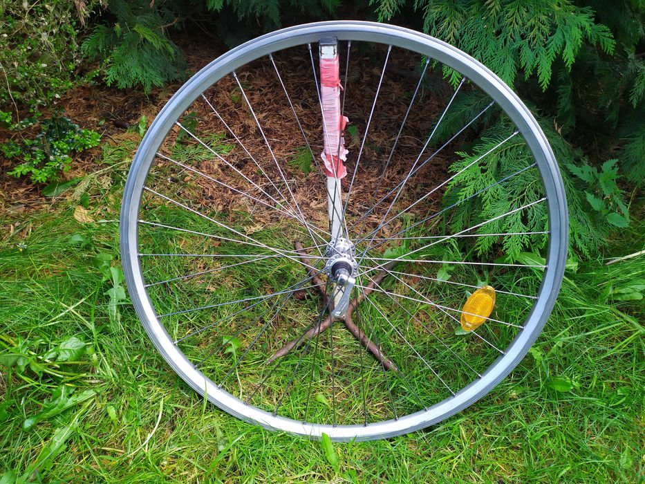 Shimano Alivio Parallax koło ptrzednie 28'' Exal ZX19 ,DtSwiss Polecam