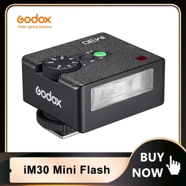 Godox iM30 Портативная вспышка для камер Canon Sony Nikon Fuji Olympus